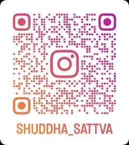 Instagram — scan or tap to open @shuddha_sattva